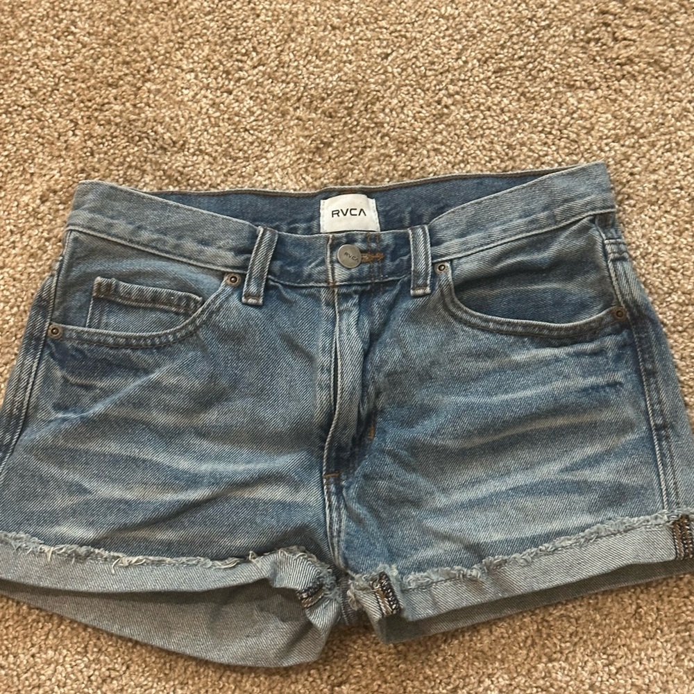 RVCA Women's Classic Blue Jean Shorts
